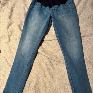 Isabel Maternity by Ingrid & Isabel Blue Jeggings Skinny Jeans Size 6